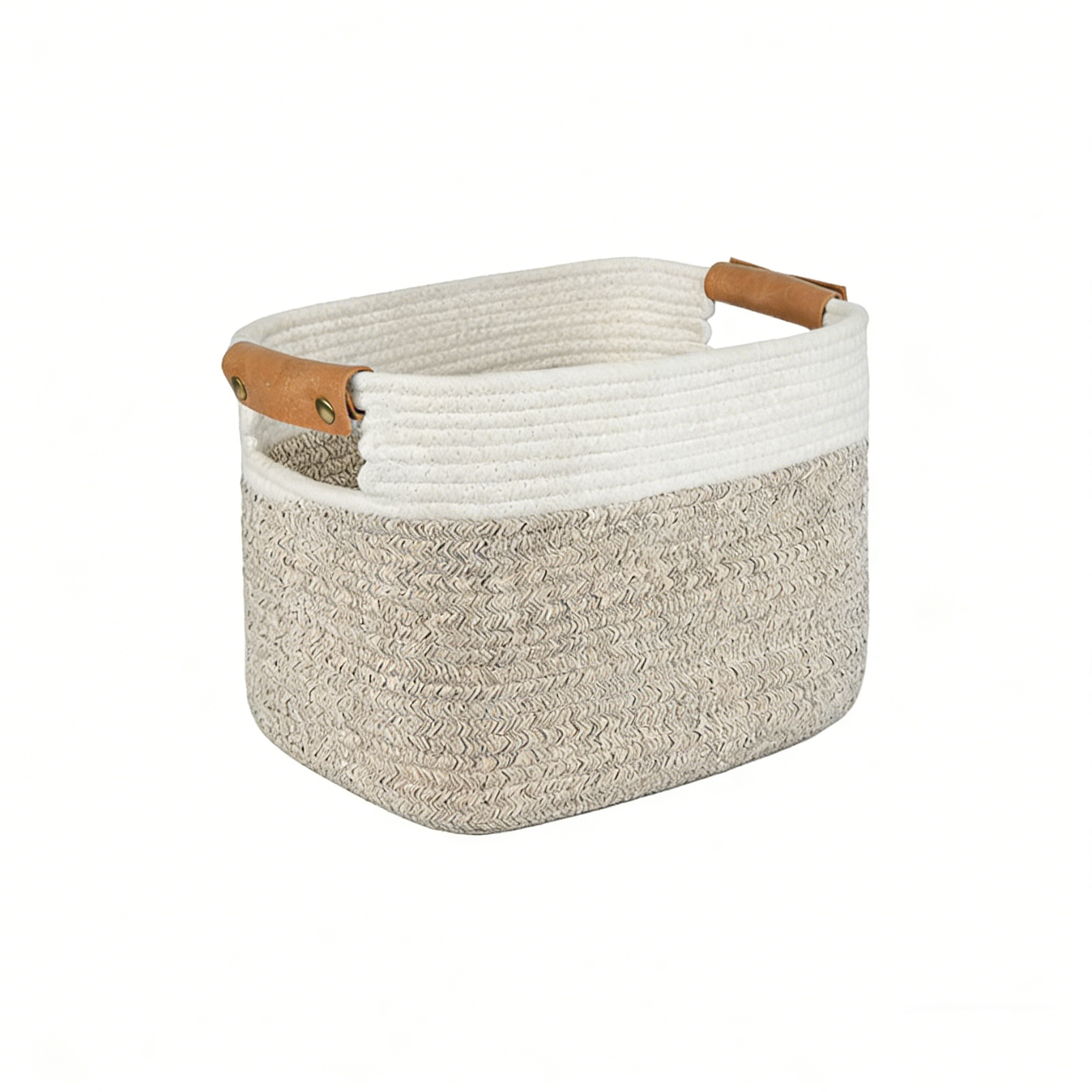 Cotton Rope Woven Storage Baskets