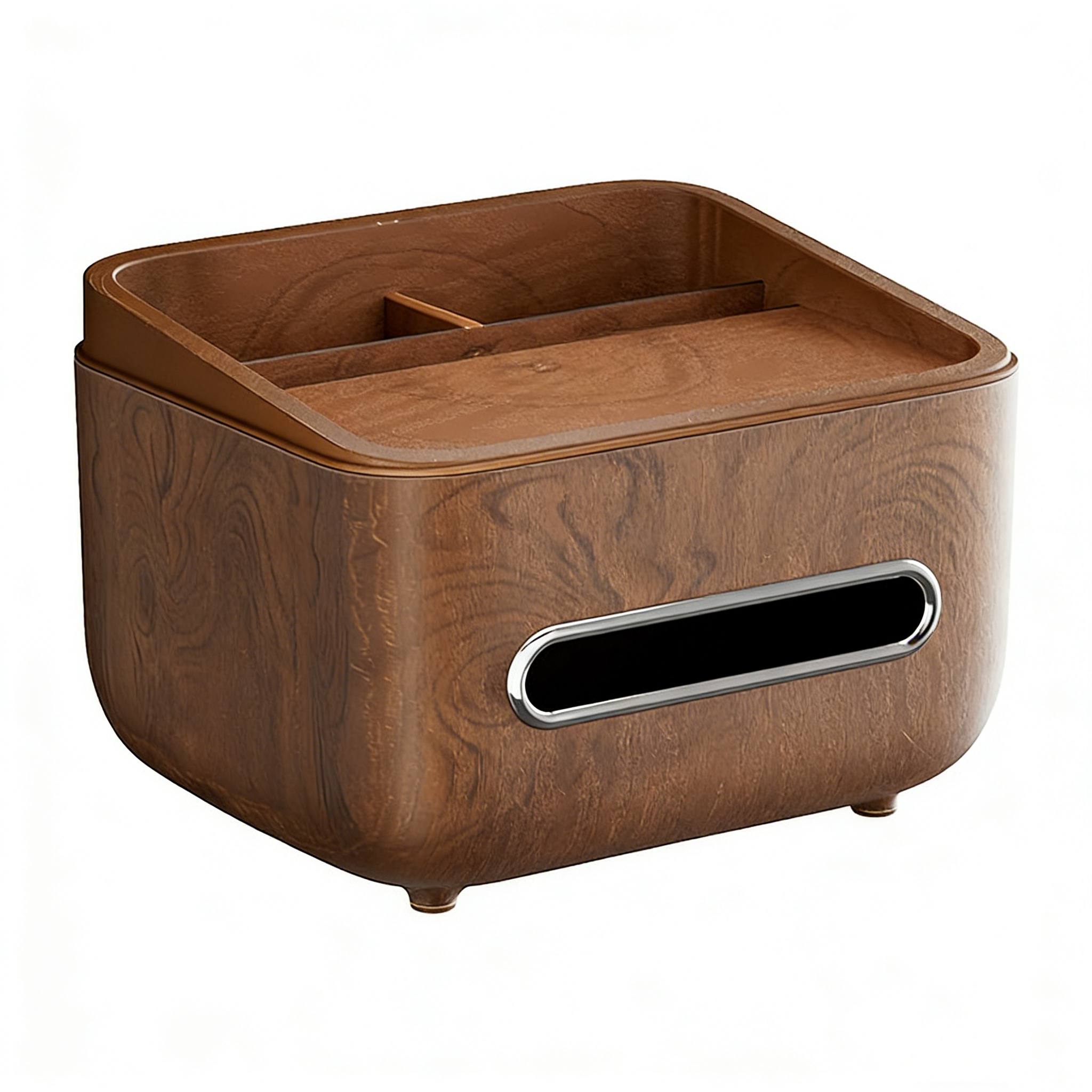 Multifunctional Wood-Grain Storage Box