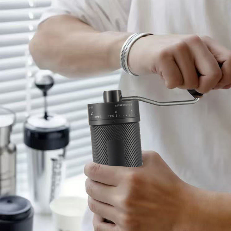 Hand cranked coffee grinder